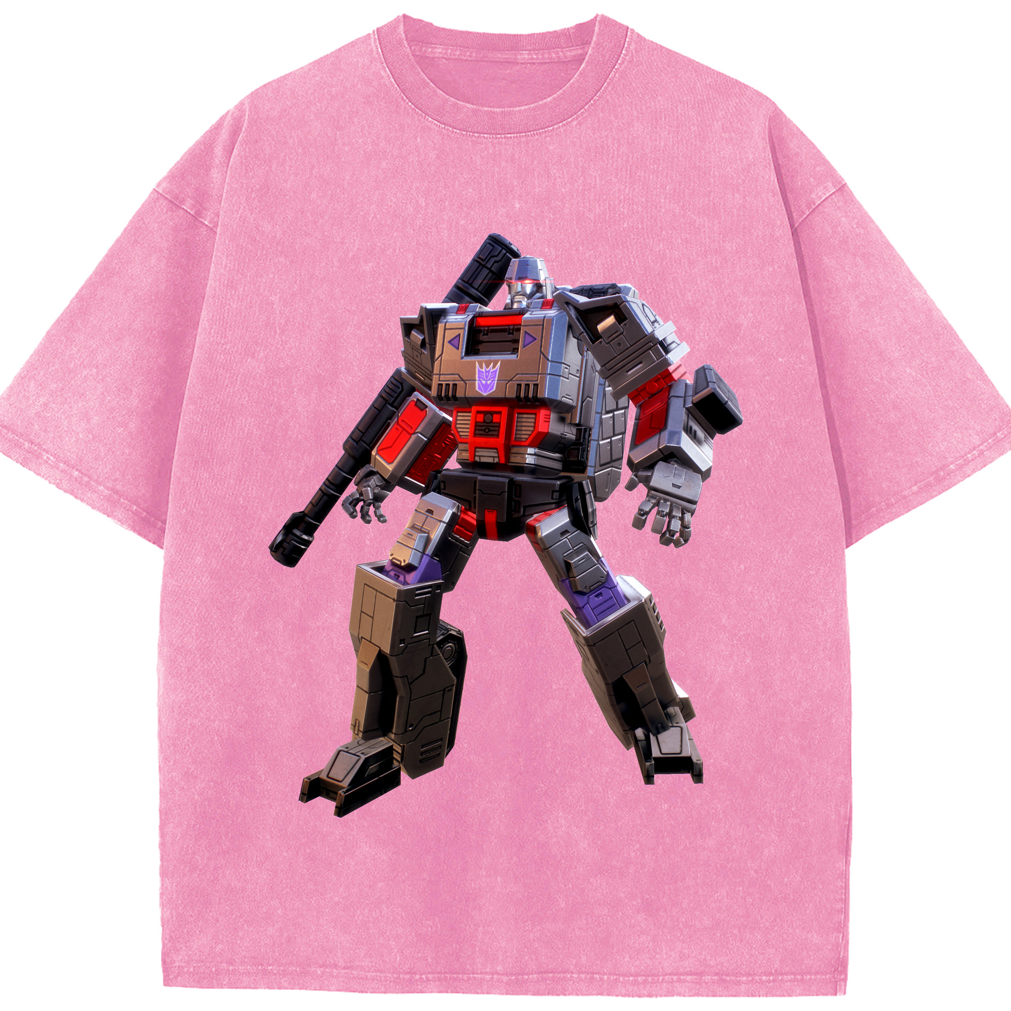 （画像用）  綿100% ヴィンテージ風 半袖Tシャツ（フロントプリント）